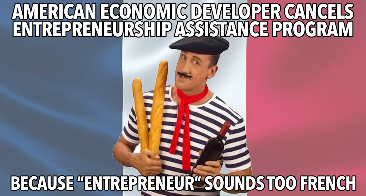 American Economic Developer Cancels Entrepreneurship Assistance Program
